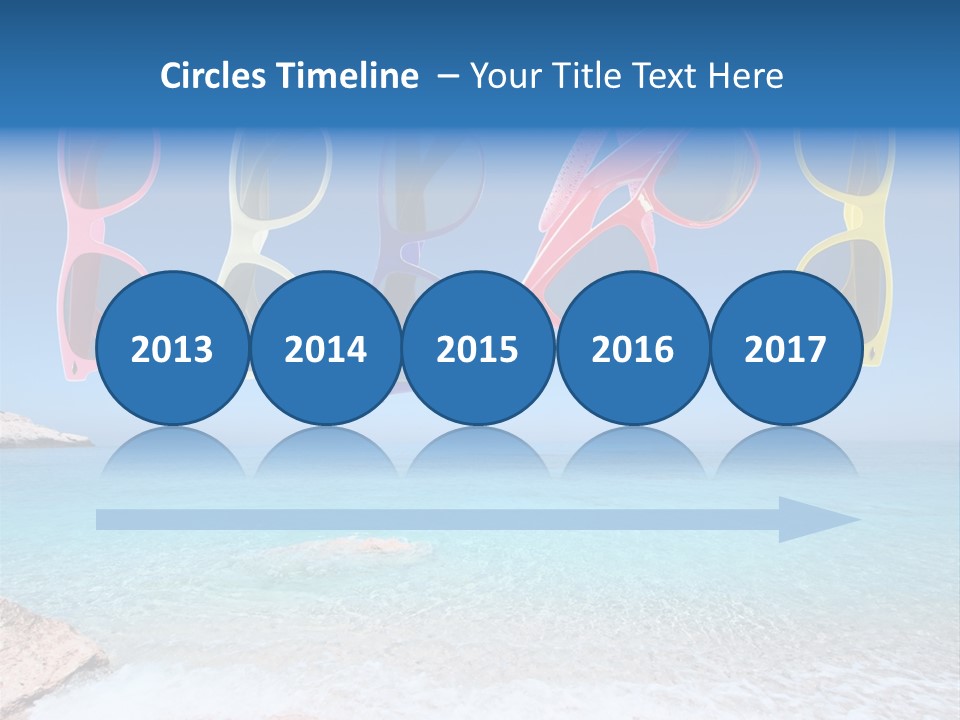 Girl Fun Eyesight PowerPoint Template