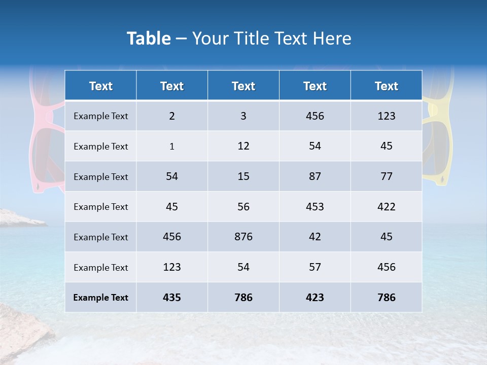 Girl Fun Eyesight PowerPoint Template