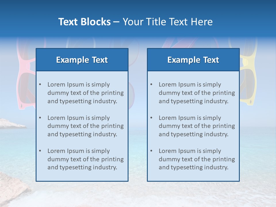 Girl Fun Eyesight PowerPoint Template
