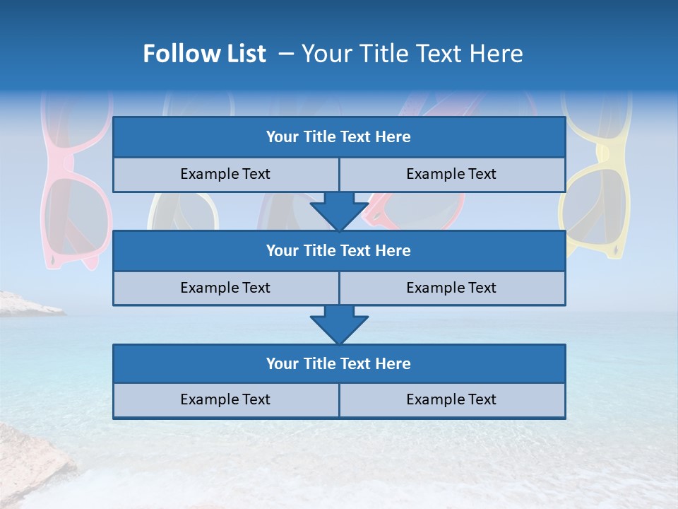 Girl Fun Eyesight PowerPoint Template