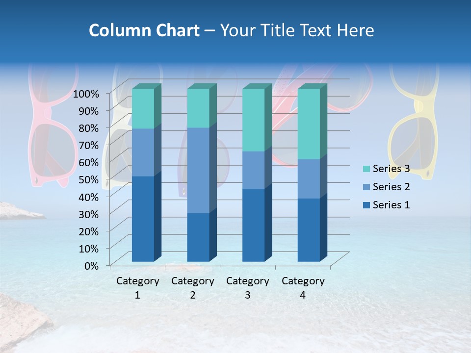 Girl Fun Eyesight PowerPoint Template