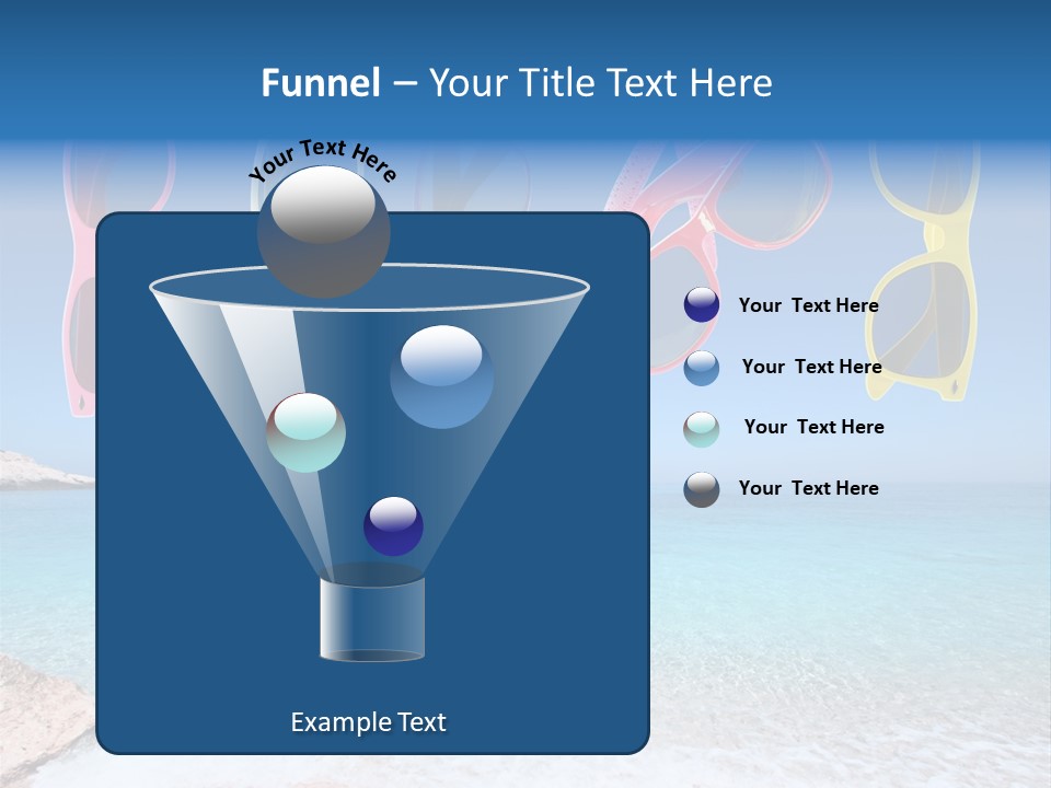 Girl Fun Eyesight PowerPoint Template