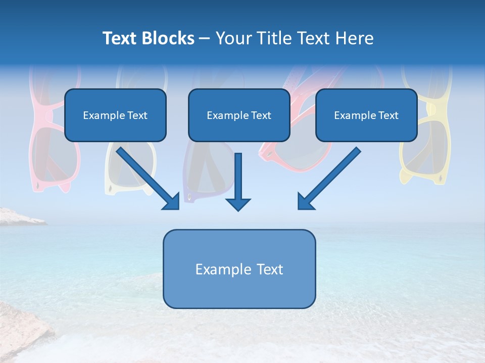 Girl Fun Eyesight PowerPoint Template