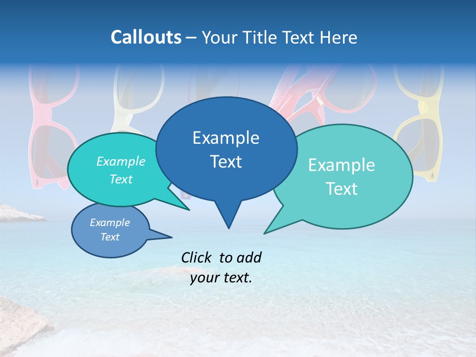 Girl Fun Eyesight PowerPoint Template
