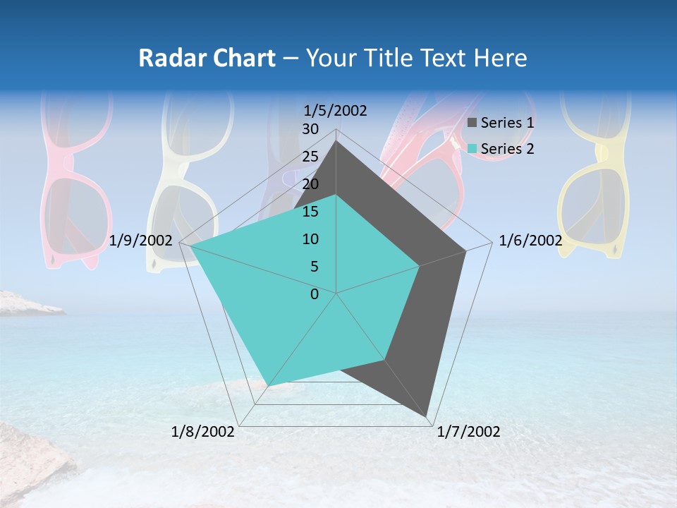 Girl Fun Eyesight PowerPoint Template