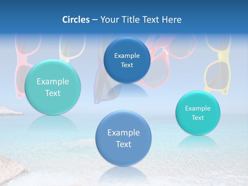 Girl Fun Eyesight PowerPoint Template