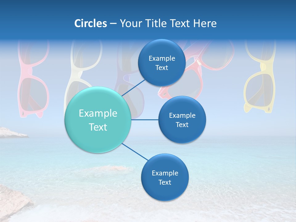 Girl Fun Eyesight PowerPoint Template