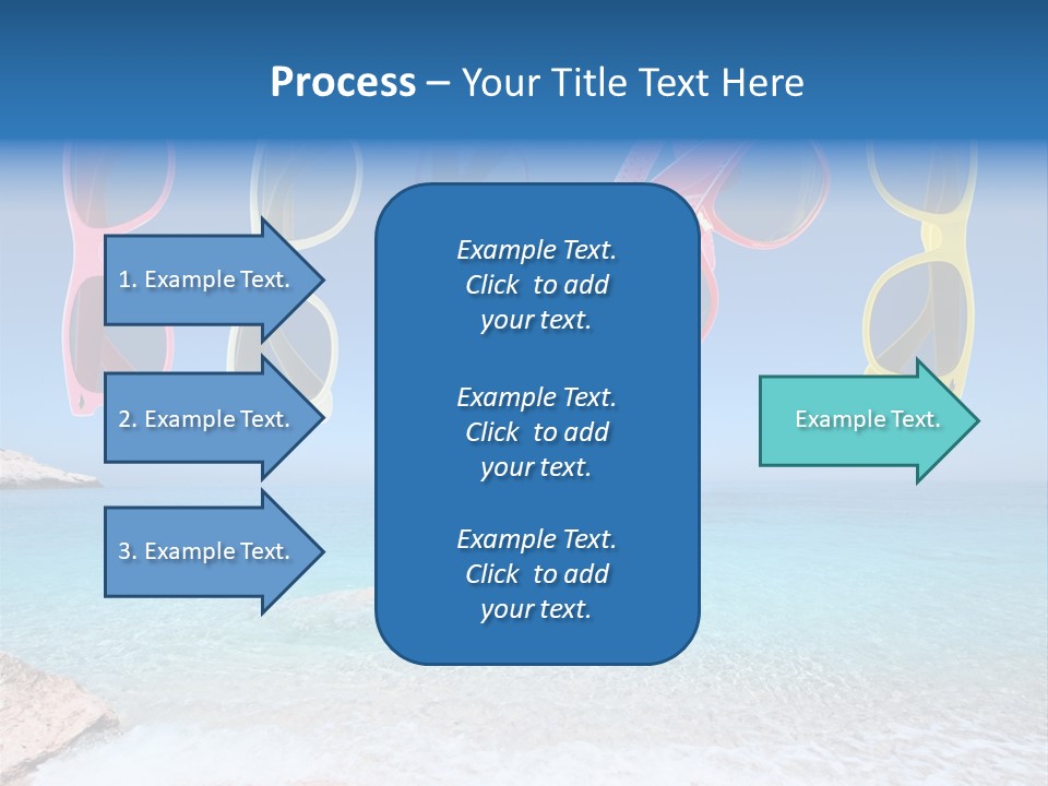 Girl Fun Eyesight PowerPoint Template