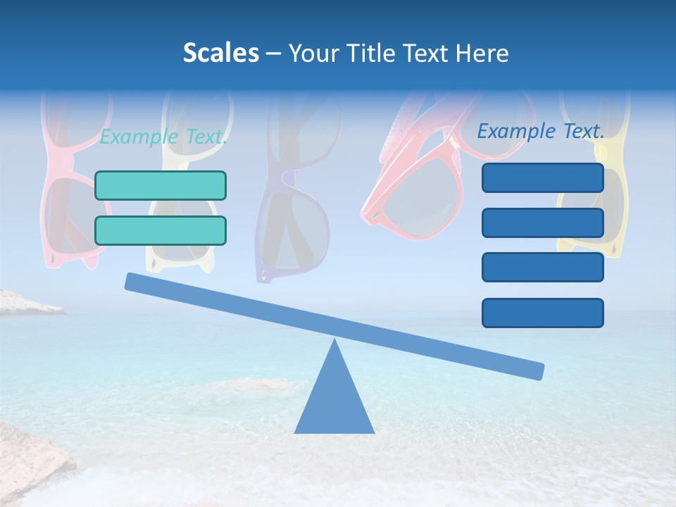 Girl Fun Eyesight PowerPoint Template
