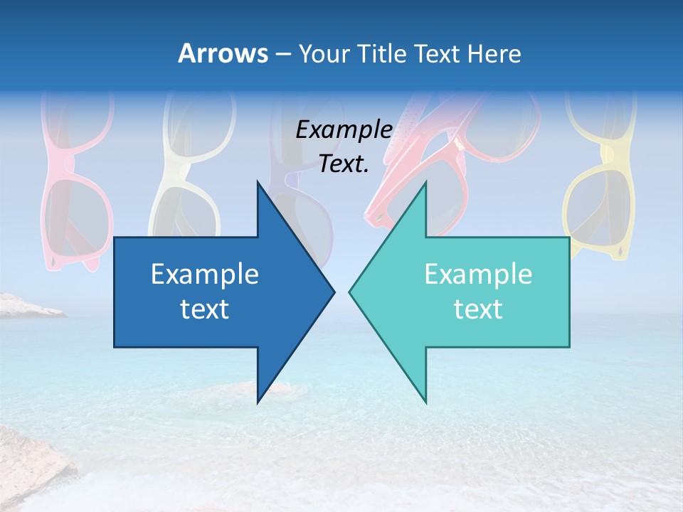 Girl Fun Eyesight PowerPoint Template