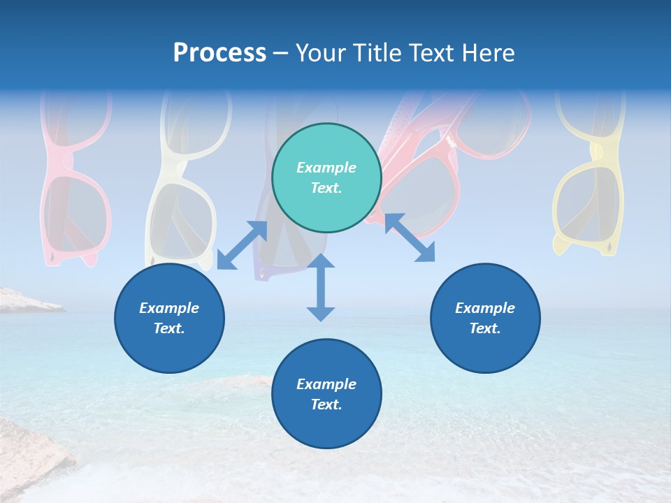 Girl Fun Eyesight PowerPoint Template