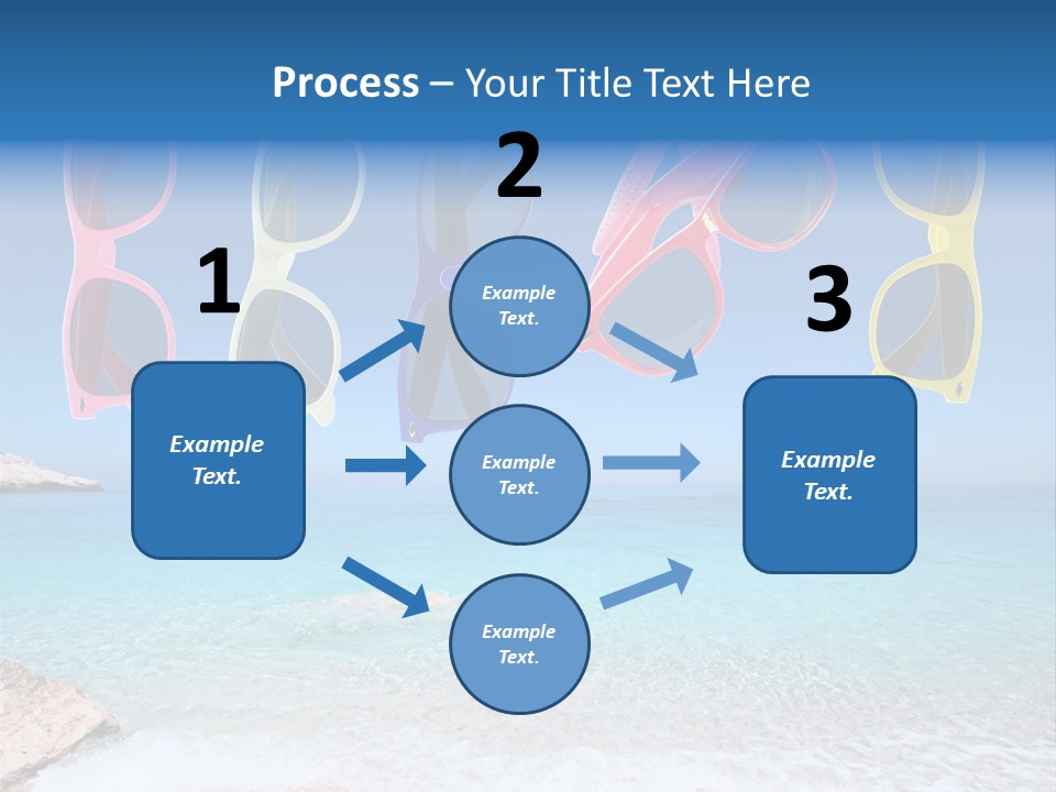 Girl Fun Eyesight PowerPoint Template
