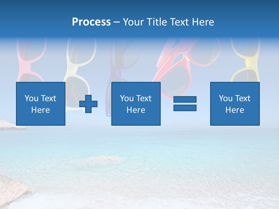 Girl Fun Eyesight PowerPoint Template
