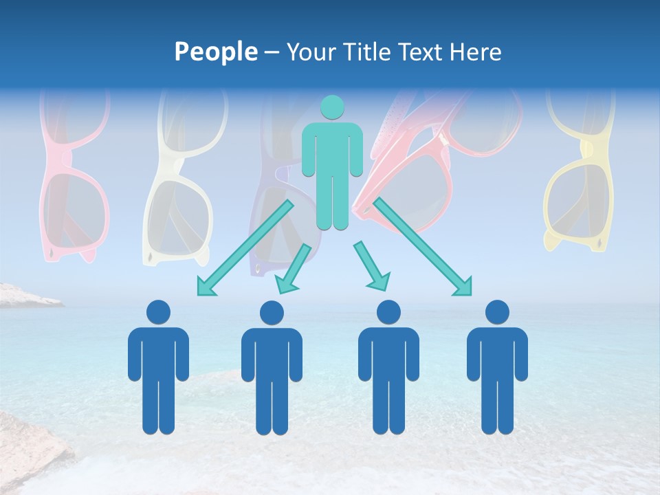 Girl Fun Eyesight PowerPoint Template