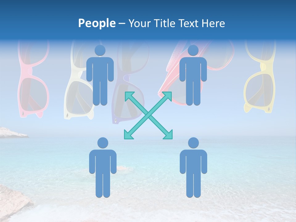 Girl Fun Eyesight PowerPoint Template