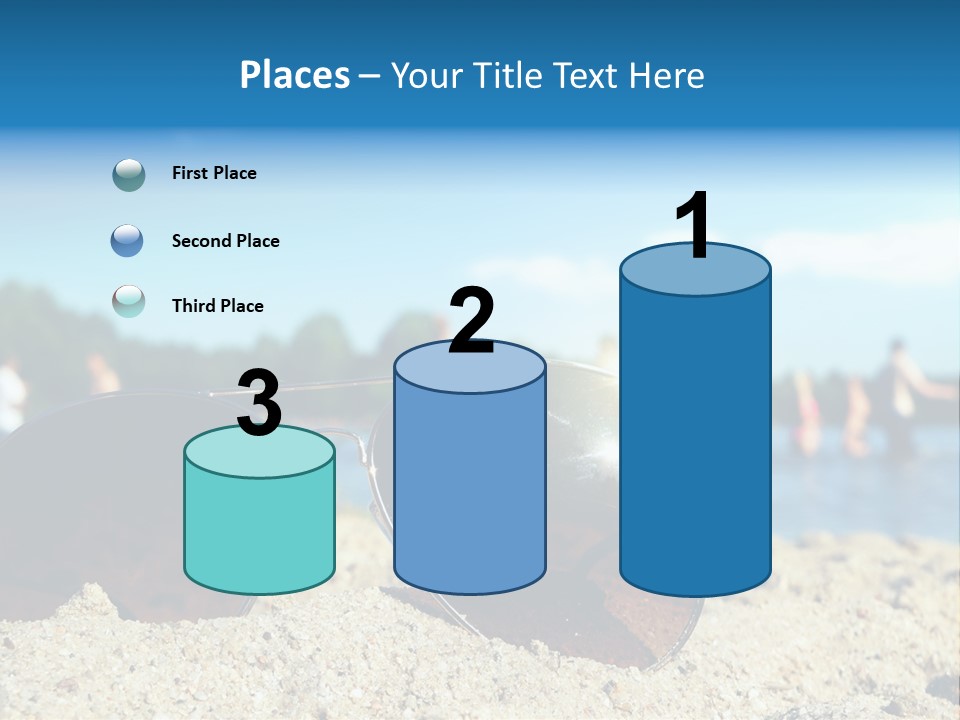 Strahlung Augen Erfrischung PowerPoint Template
