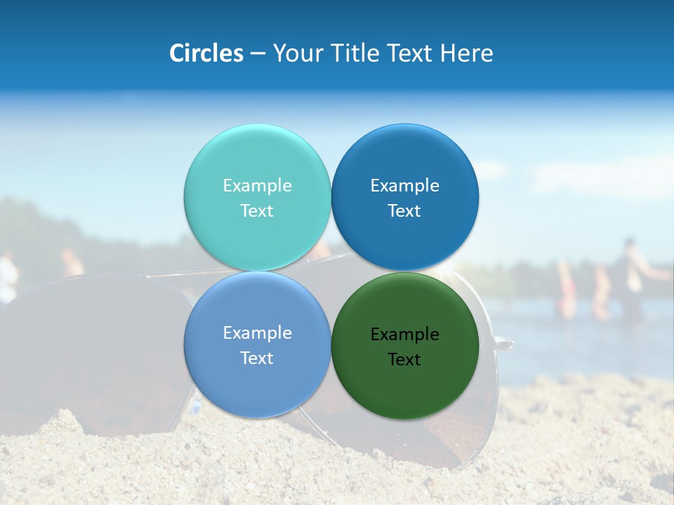 Strahlung Augen Erfrischung PowerPoint Template