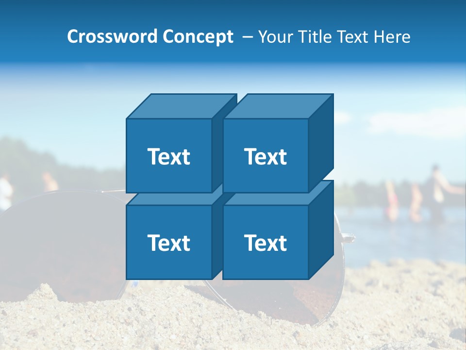 Strahlung Augen Erfrischung PowerPoint Template