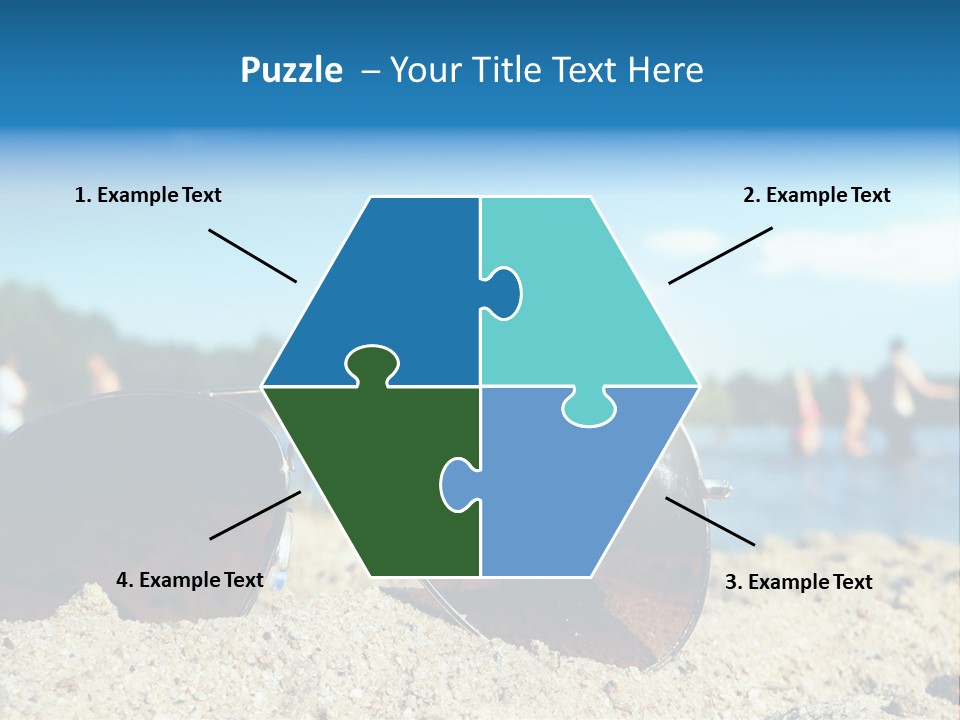 Strahlung Augen Erfrischung PowerPoint Template