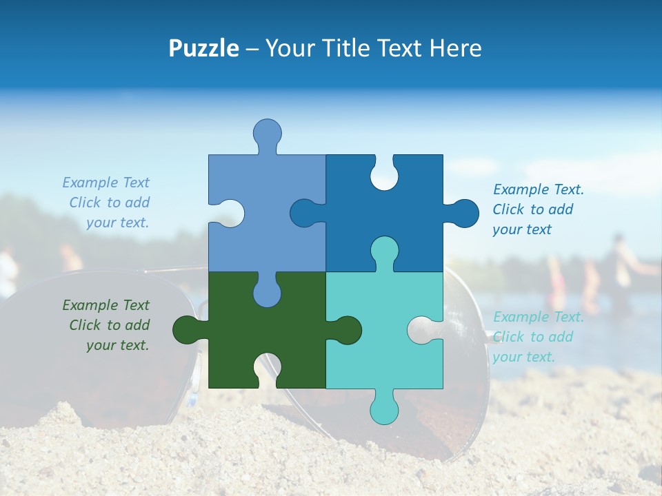 Strahlung Augen Erfrischung PowerPoint Template