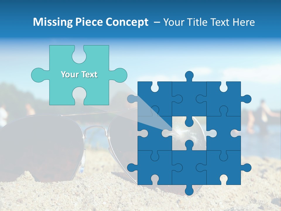 Strahlung Augen Erfrischung PowerPoint Template