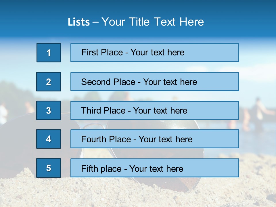 Strahlung Augen Erfrischung PowerPoint Template