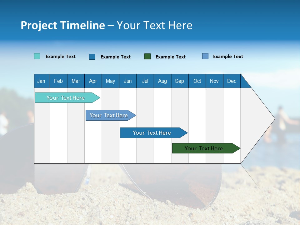 Strahlung Augen Erfrischung PowerPoint Template