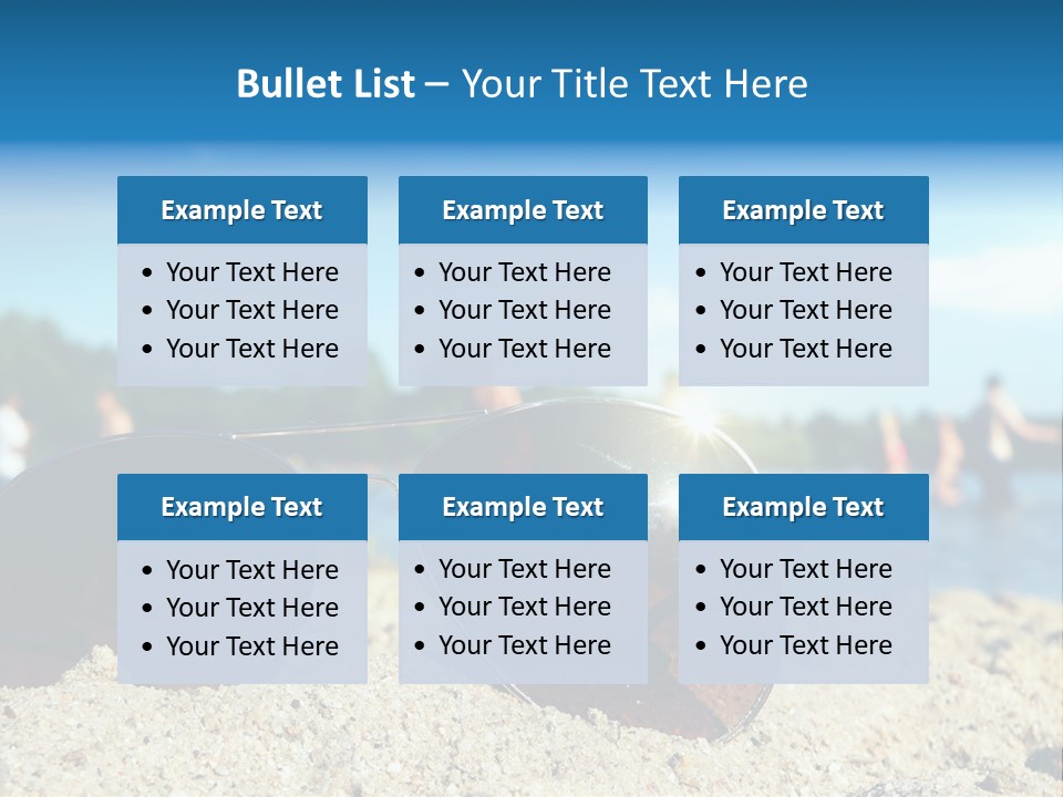 Strahlung Augen Erfrischung PowerPoint Template