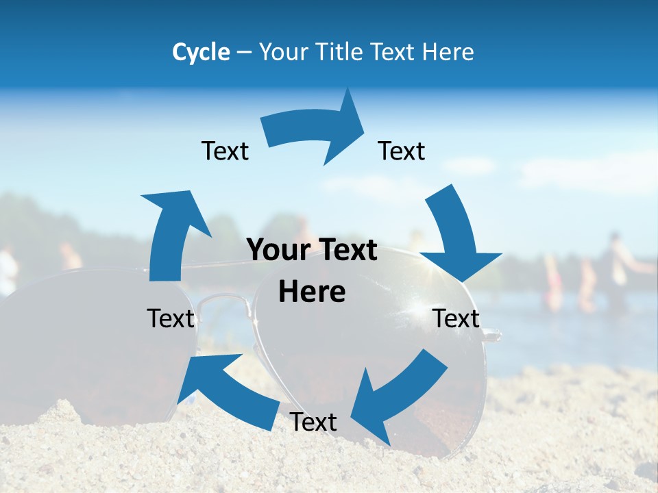 Strahlung Augen Erfrischung PowerPoint Template