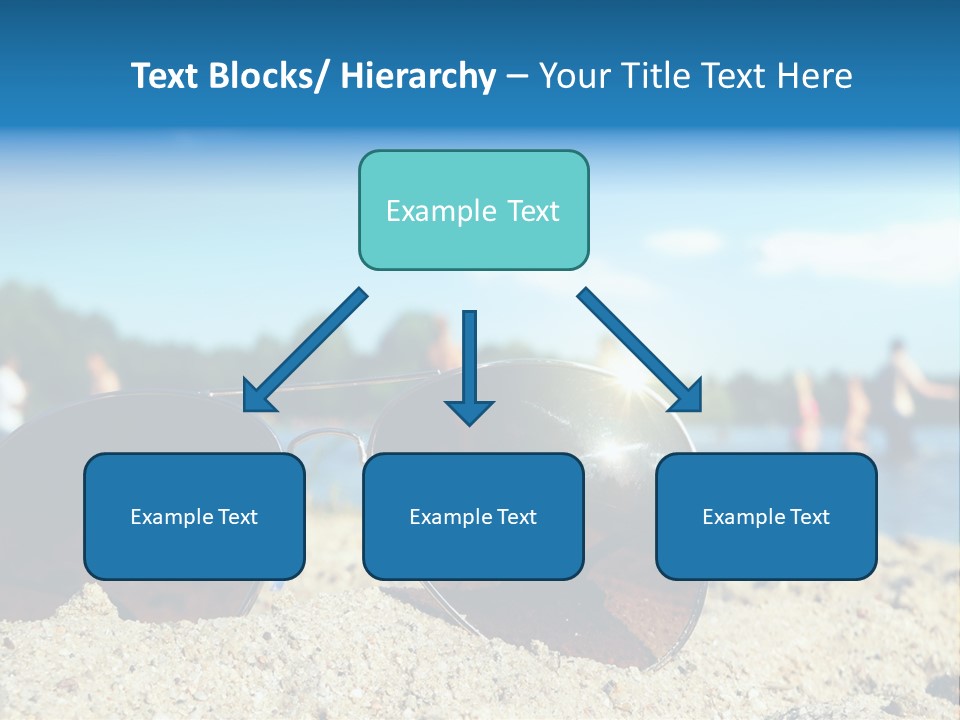 Strahlung Augen Erfrischung PowerPoint Template