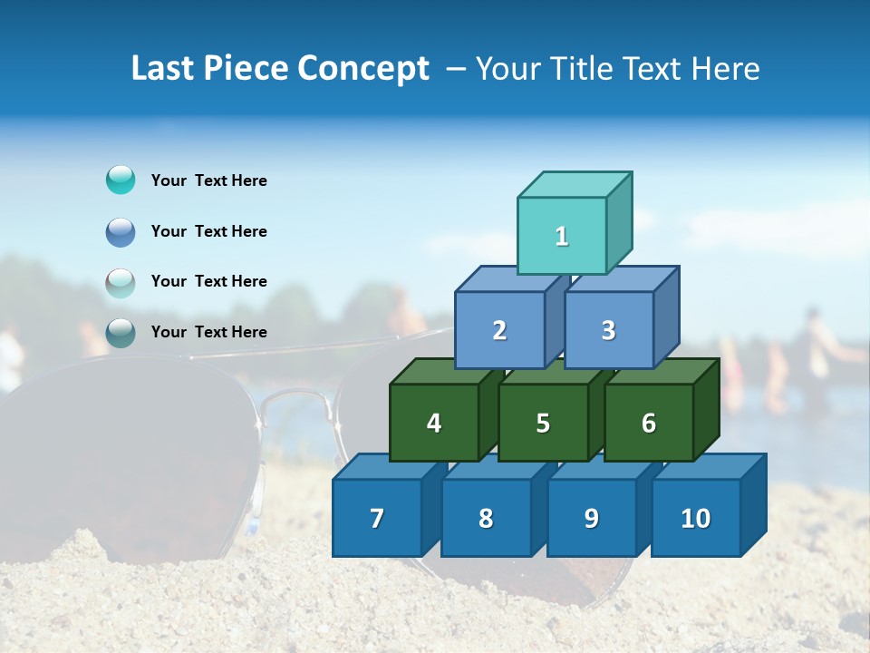 Strahlung Augen Erfrischung PowerPoint Template
