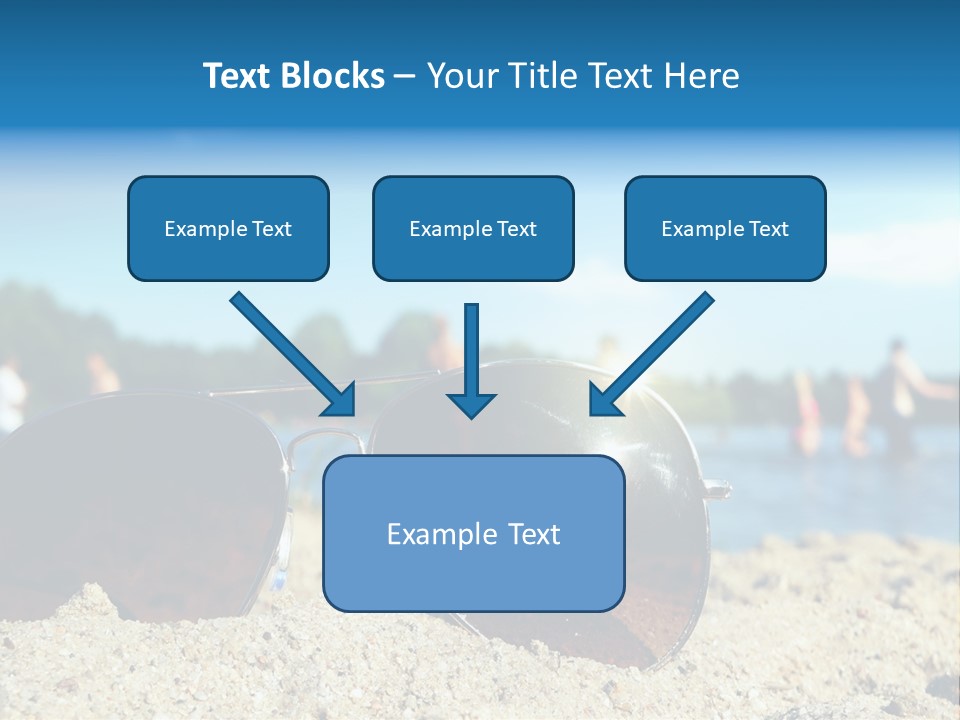 Strahlung Augen Erfrischung PowerPoint Template