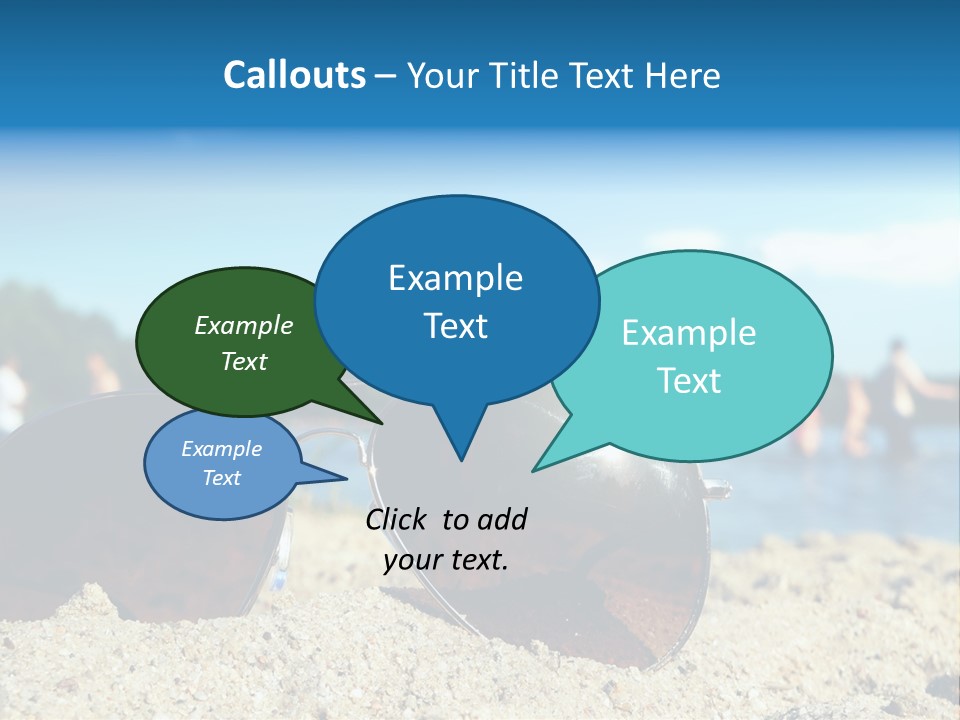 Strahlung Augen Erfrischung PowerPoint Template