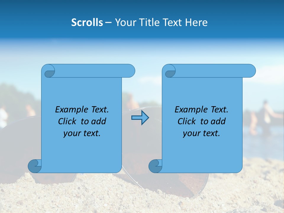 Strahlung Augen Erfrischung PowerPoint Template