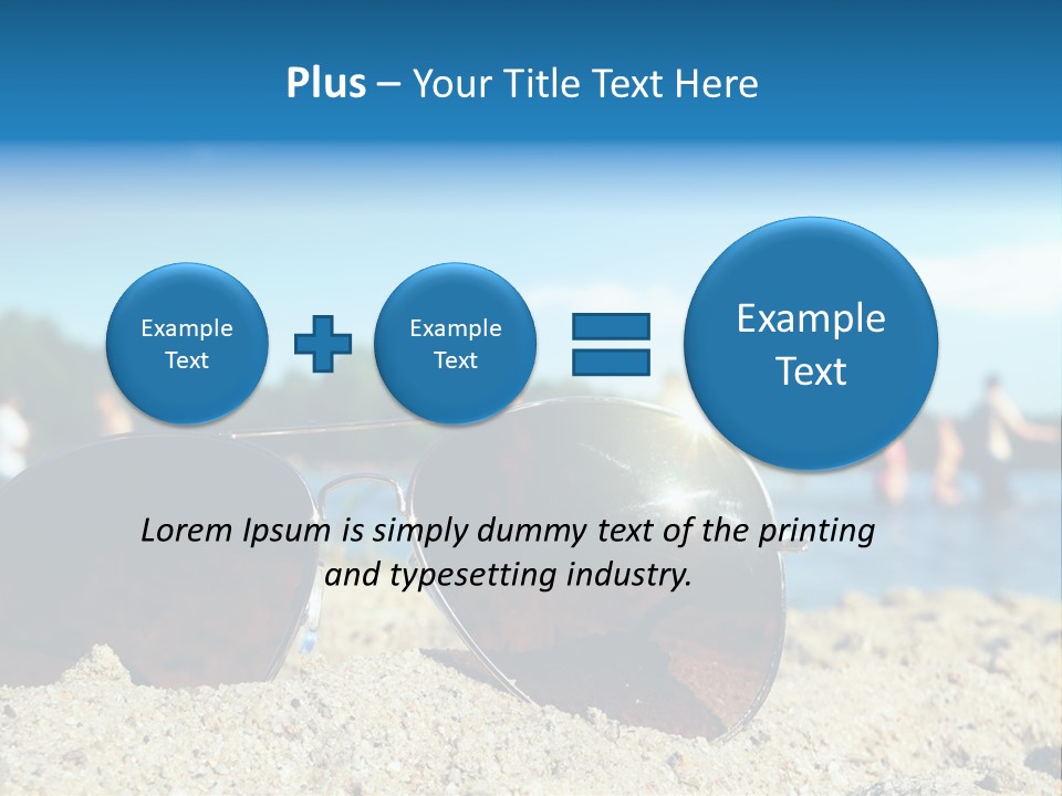 Strahlung Augen Erfrischung PowerPoint Template