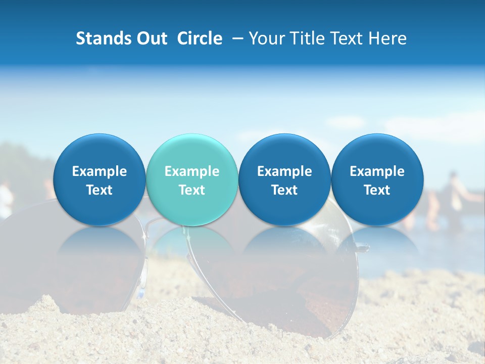 Strahlung Augen Erfrischung PowerPoint Template