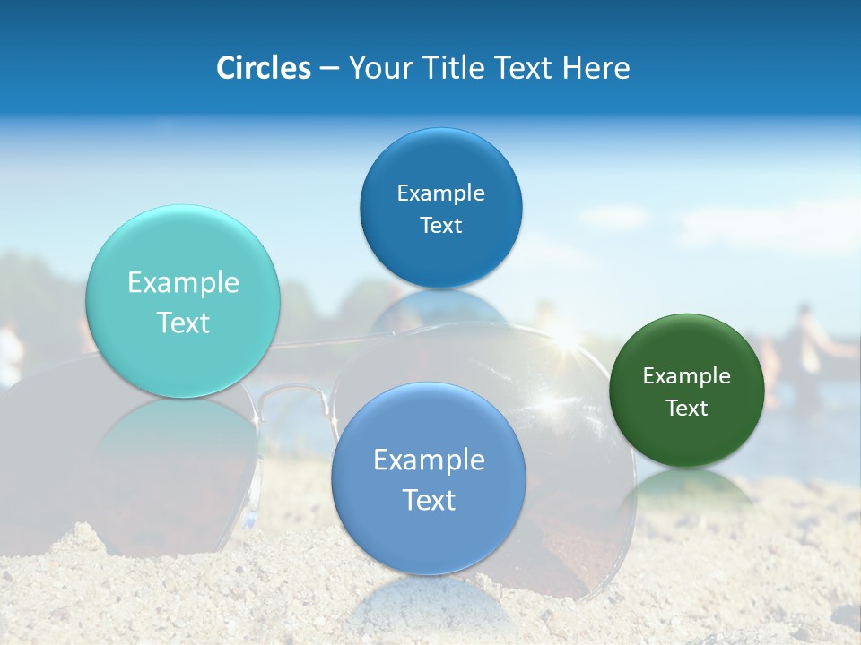 Strahlung Augen Erfrischung PowerPoint Template