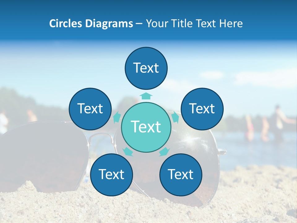 Strahlung Augen Erfrischung PowerPoint Template