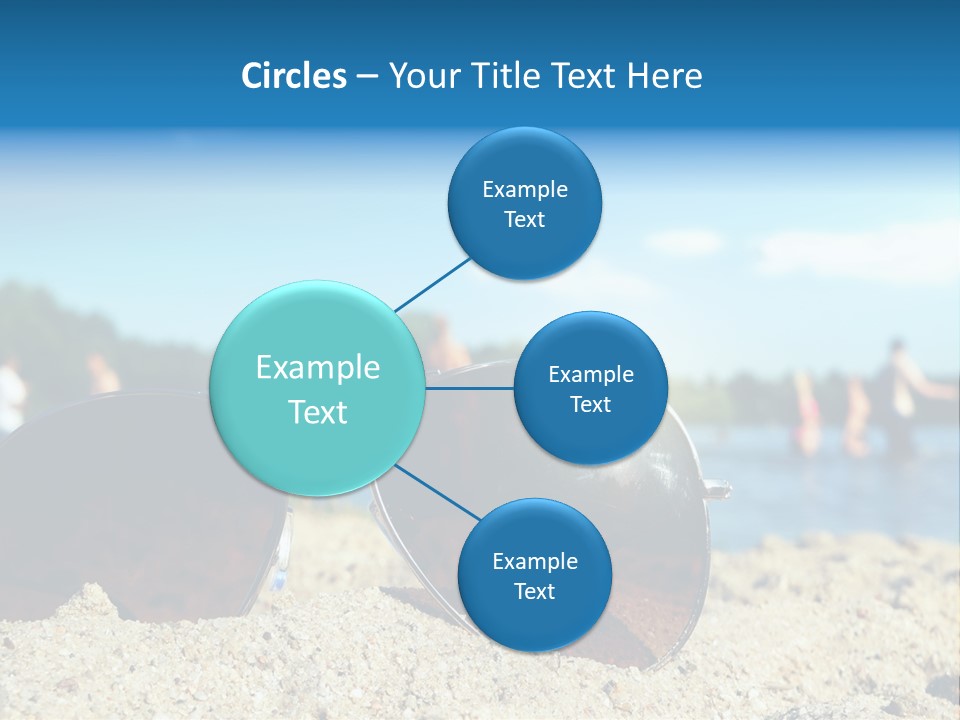 Strahlung Augen Erfrischung PowerPoint Template