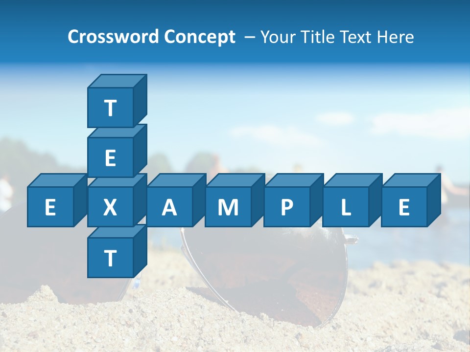 Strahlung Augen Erfrischung PowerPoint Template