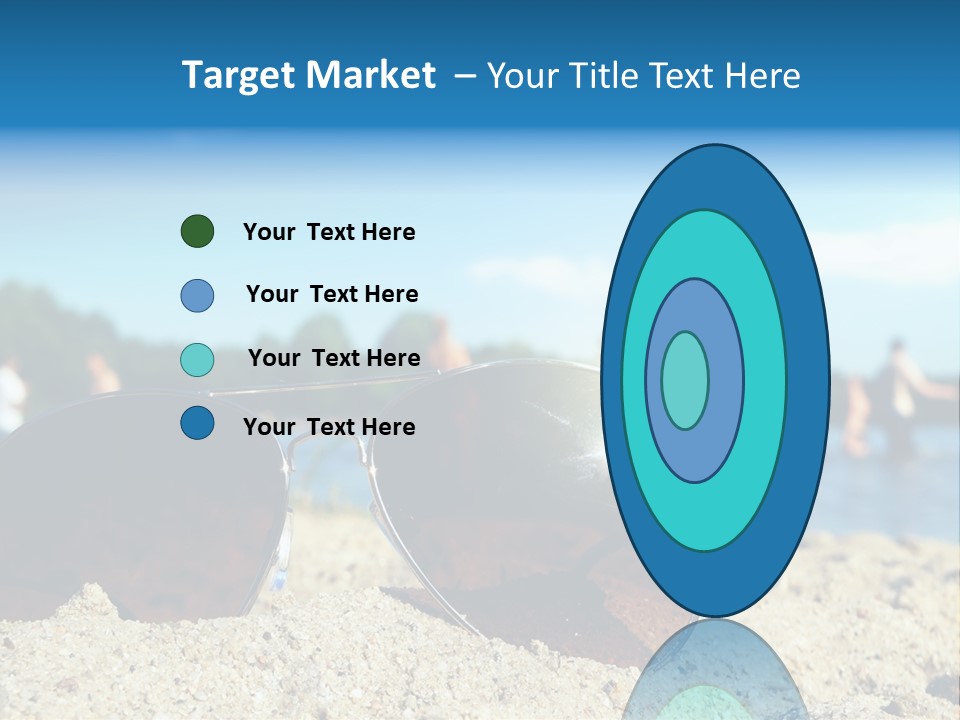 Strahlung Augen Erfrischung PowerPoint Template