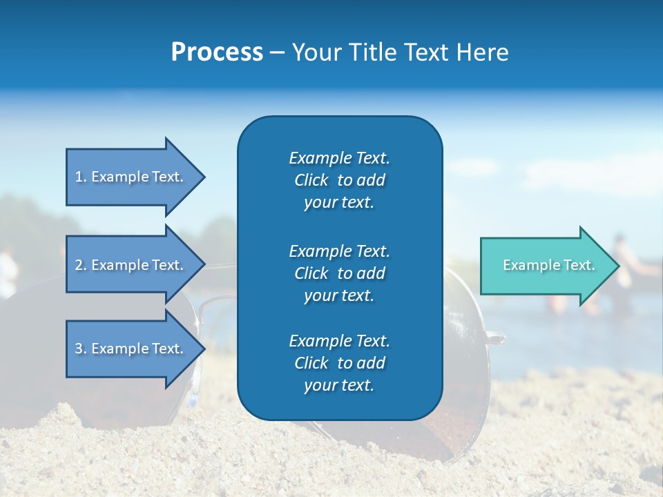 Strahlung Augen Erfrischung PowerPoint Template