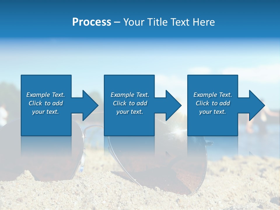 Strahlung Augen Erfrischung PowerPoint Template