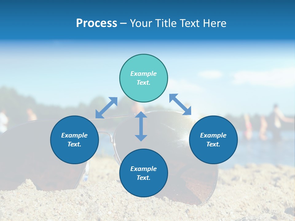 Strahlung Augen Erfrischung PowerPoint Template