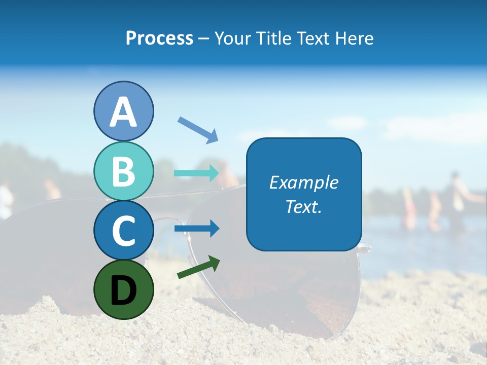 Strahlung Augen Erfrischung PowerPoint Template