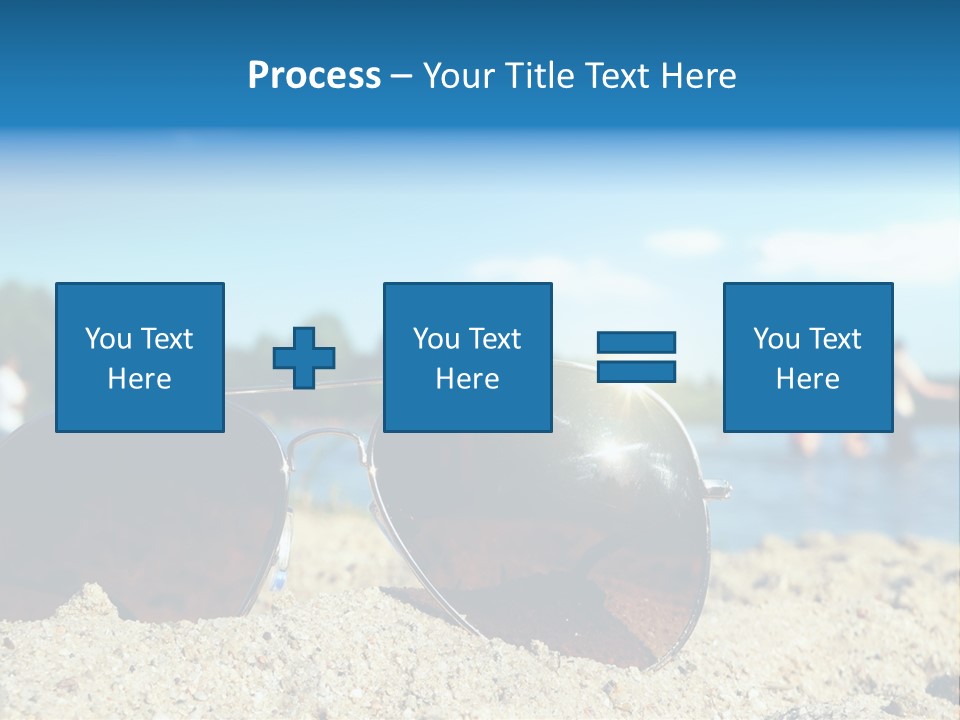 Strahlung Augen Erfrischung PowerPoint Template