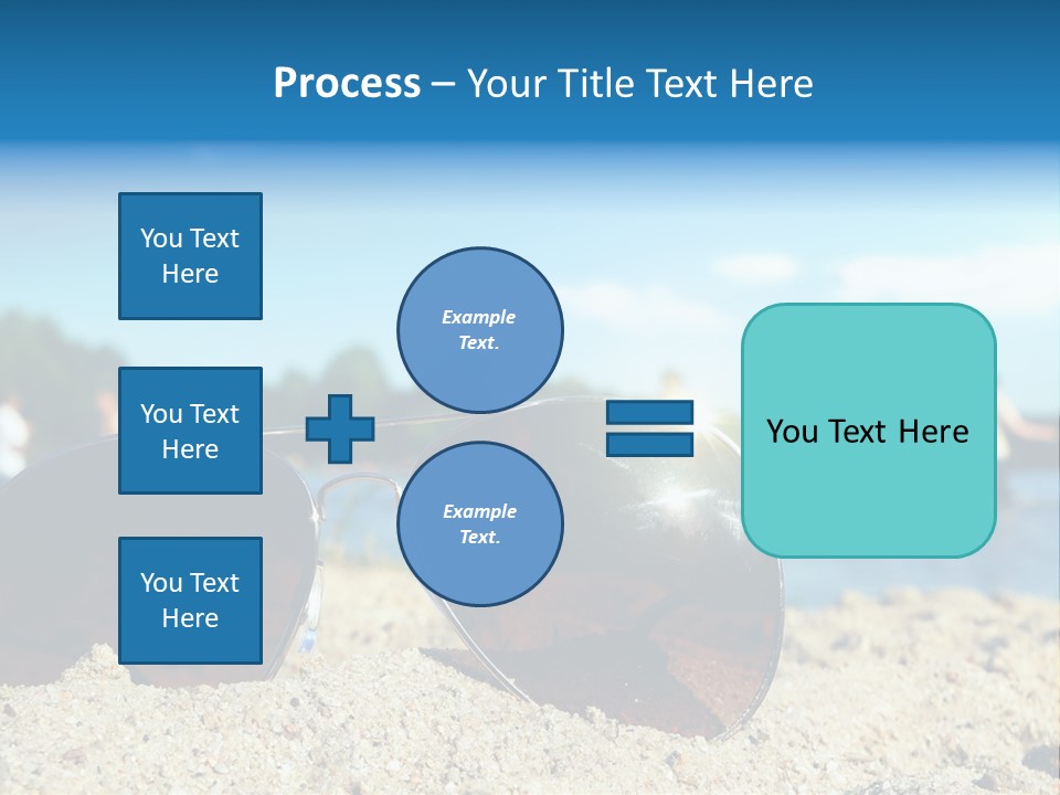 Strahlung Augen Erfrischung PowerPoint Template