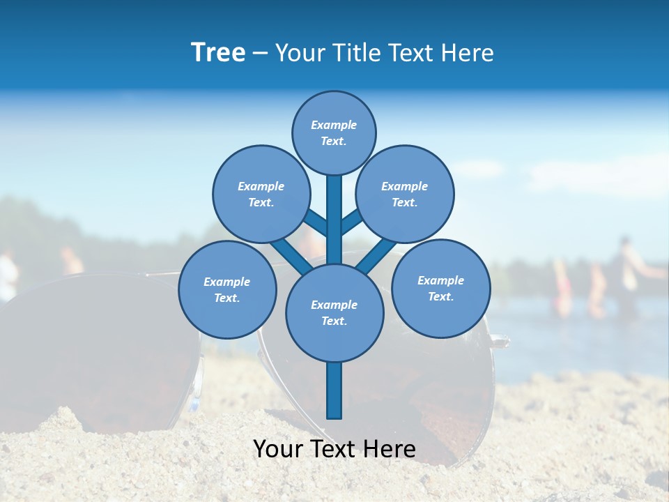 Strahlung Augen Erfrischung PowerPoint Template