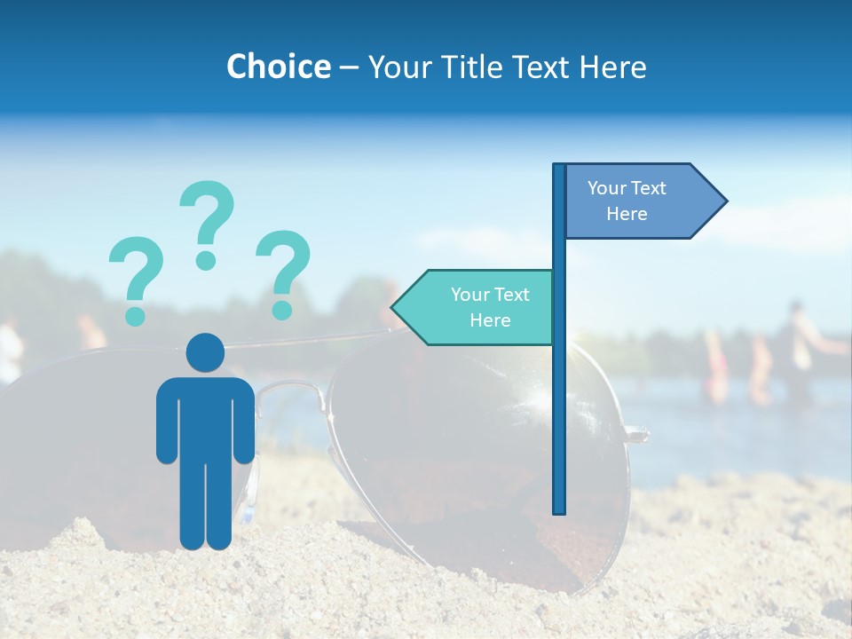 Strahlung Augen Erfrischung PowerPoint Template
