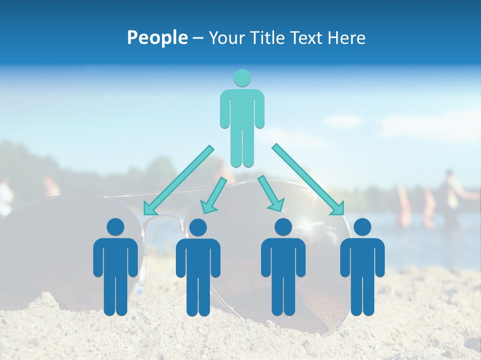 Strahlung Augen Erfrischung PowerPoint Template